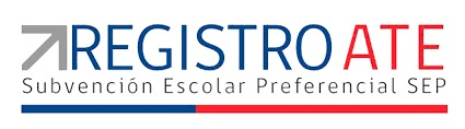 Certificación del Registro ATE, Subvención Escolar Preferencial SEP, para Fundación Evolución Educativa